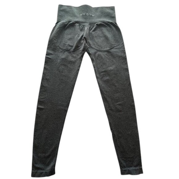 NVGTN Gray & Black Curve Contour Leggings- Size M - Picture 5 of 9